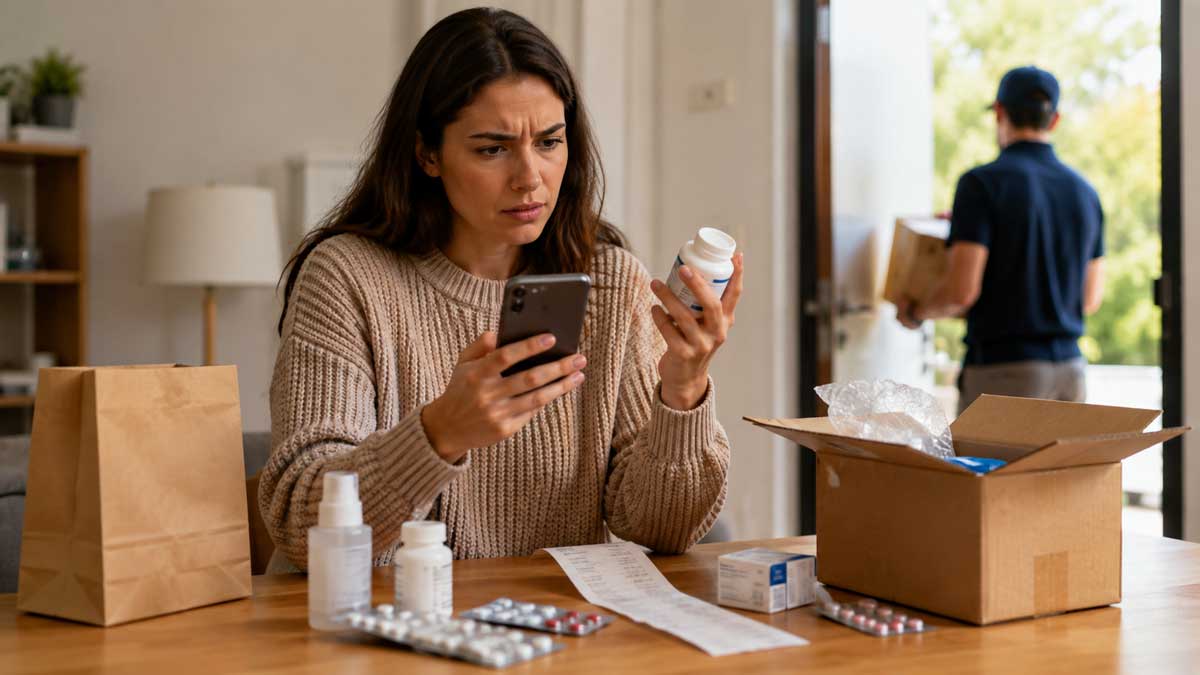 Errores que complican tu pedido de farmacia a domicilio