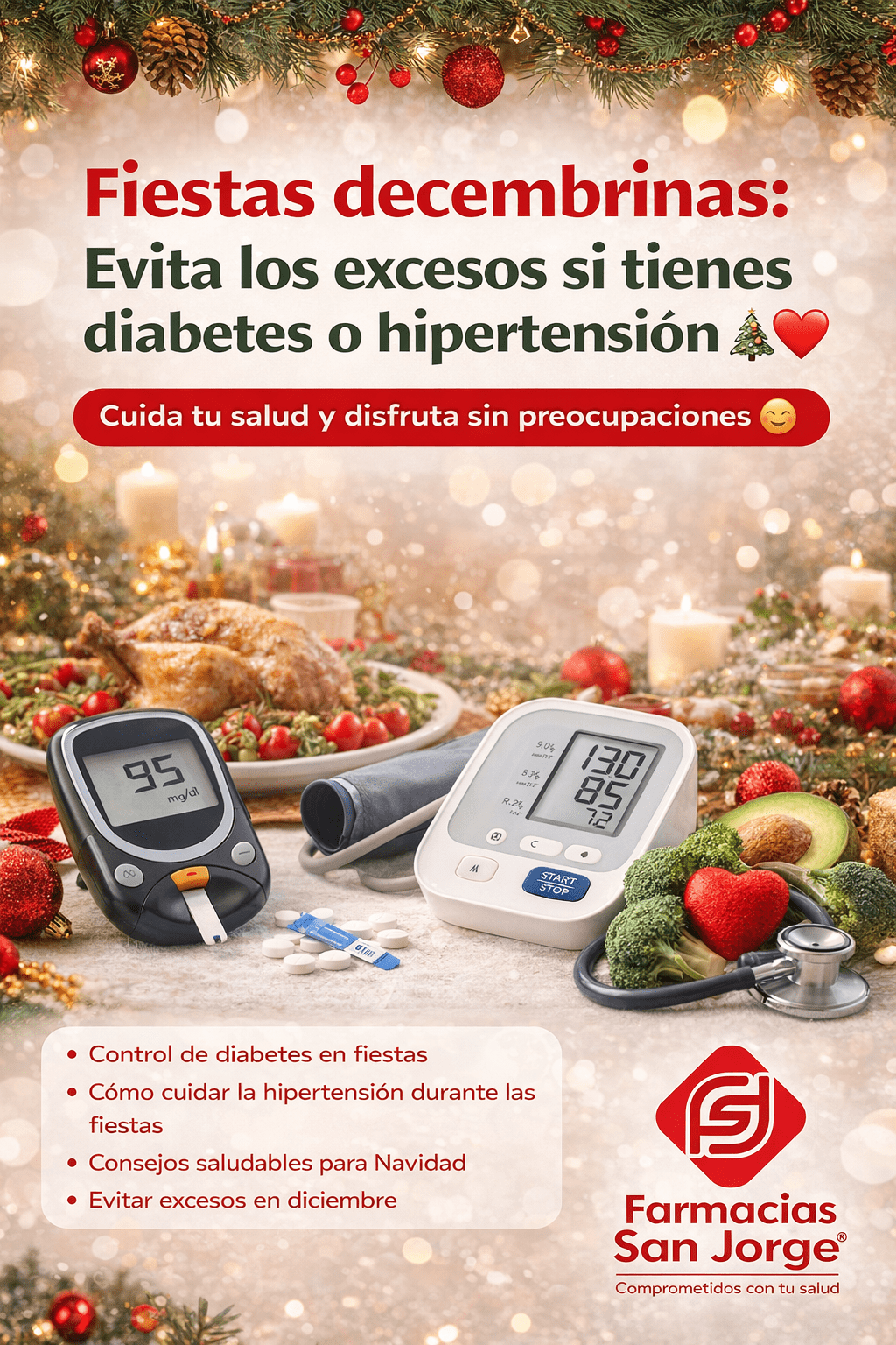 🎁 Disfruta sin riesgo: Cuida tu salud en las fiestas decembrinas