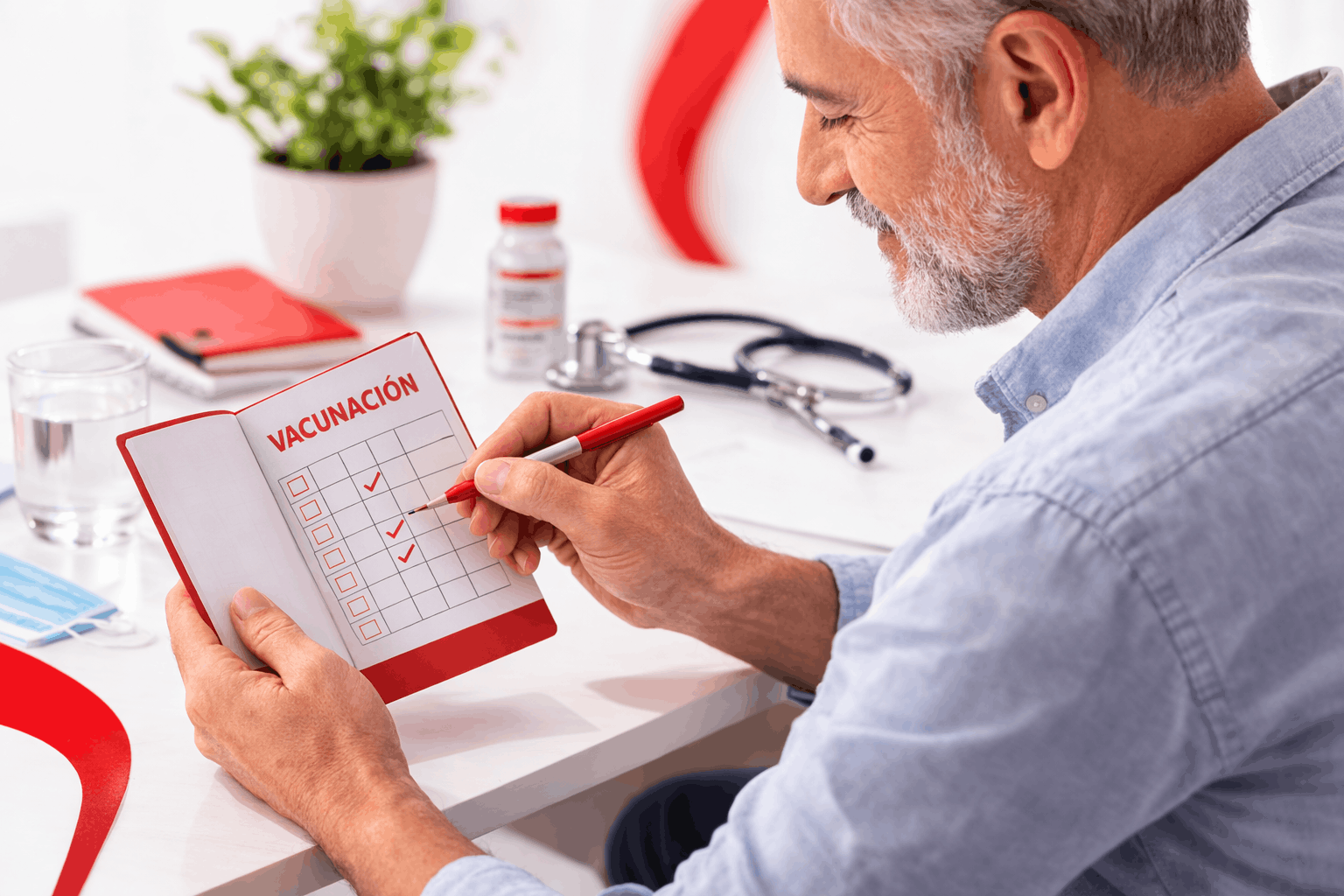 Revisar constantemente la cartilla de salud en adultos