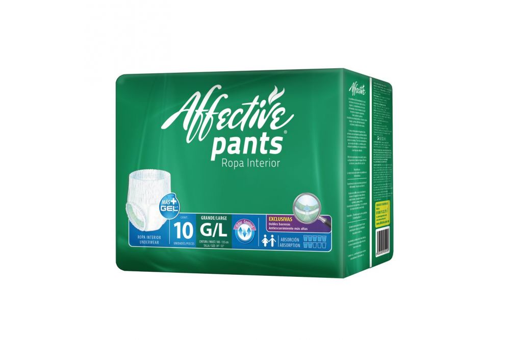 Pañal Affective Safepants Grande Con 10