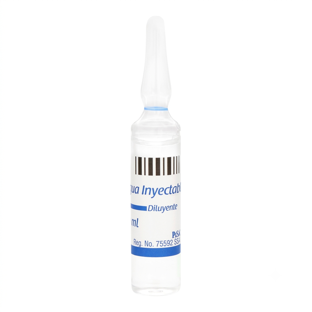 Agua Inyectable 10 Ml Pisa