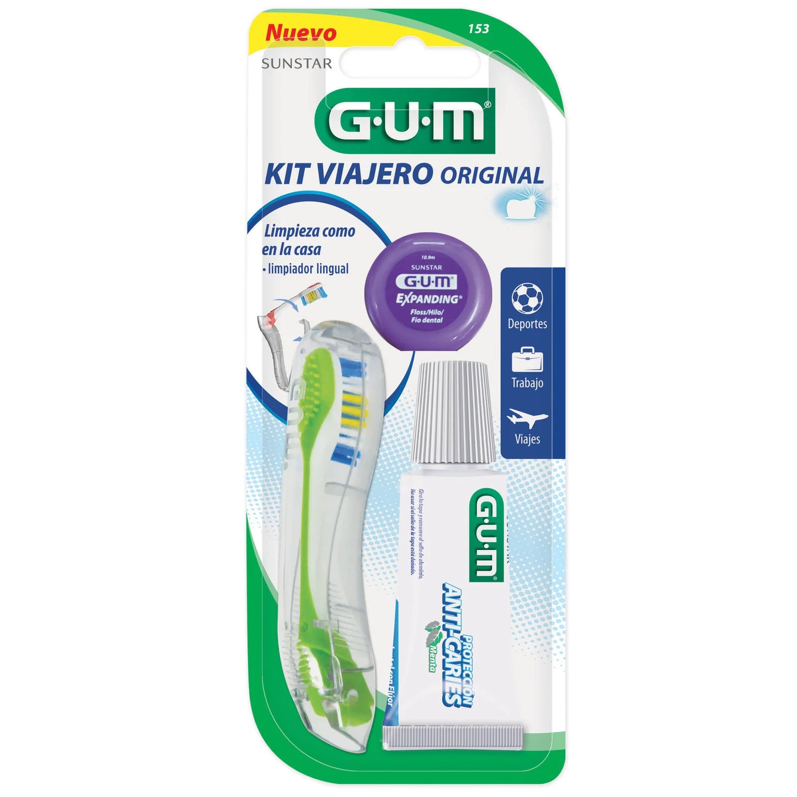 Kit De Viaje Gum 3 Piezas