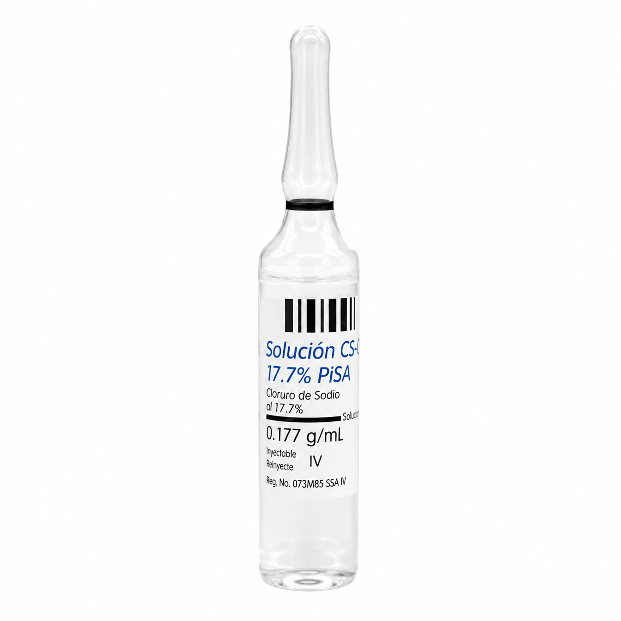 Cloruro De Sodio 17.7% G Ampolleta 10 Ml Pisa