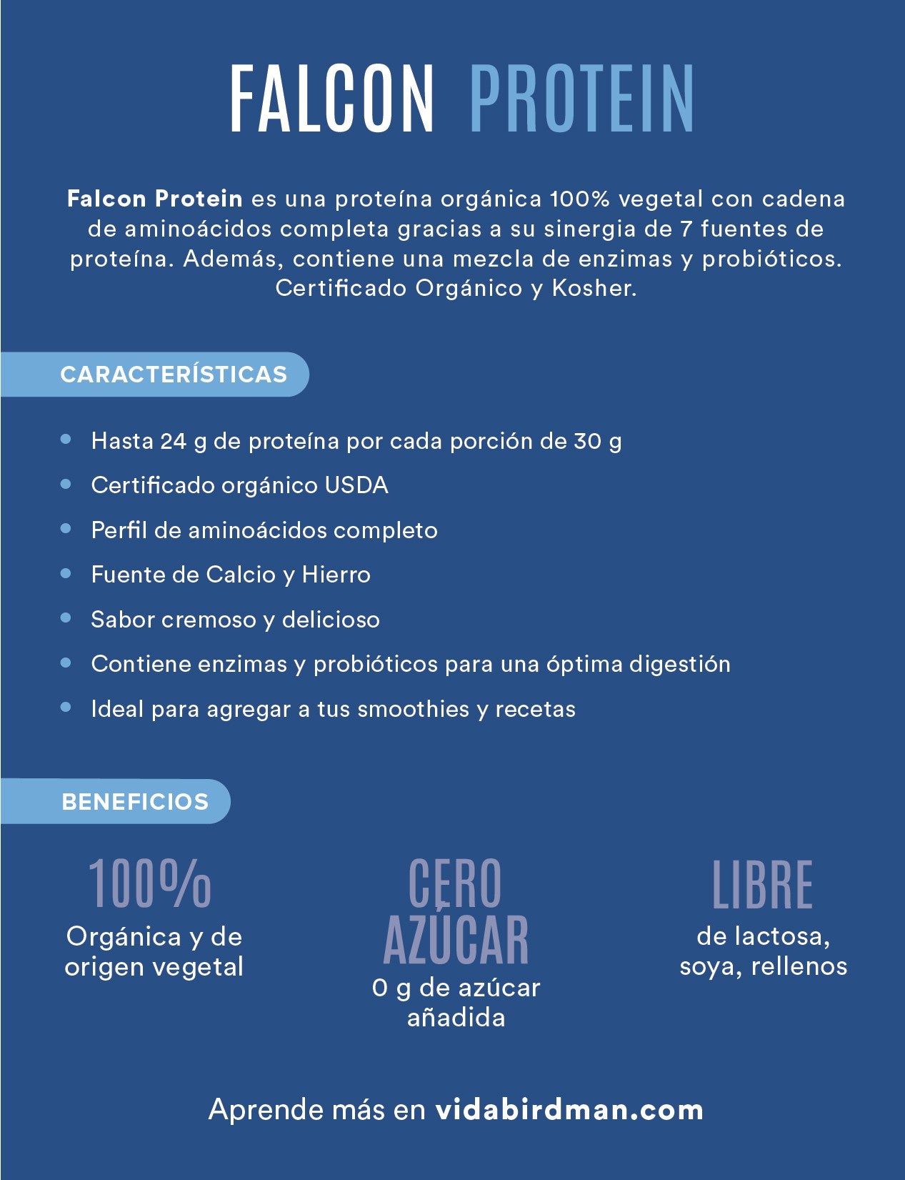 Falcon Proteina Chai 510 G Birdman