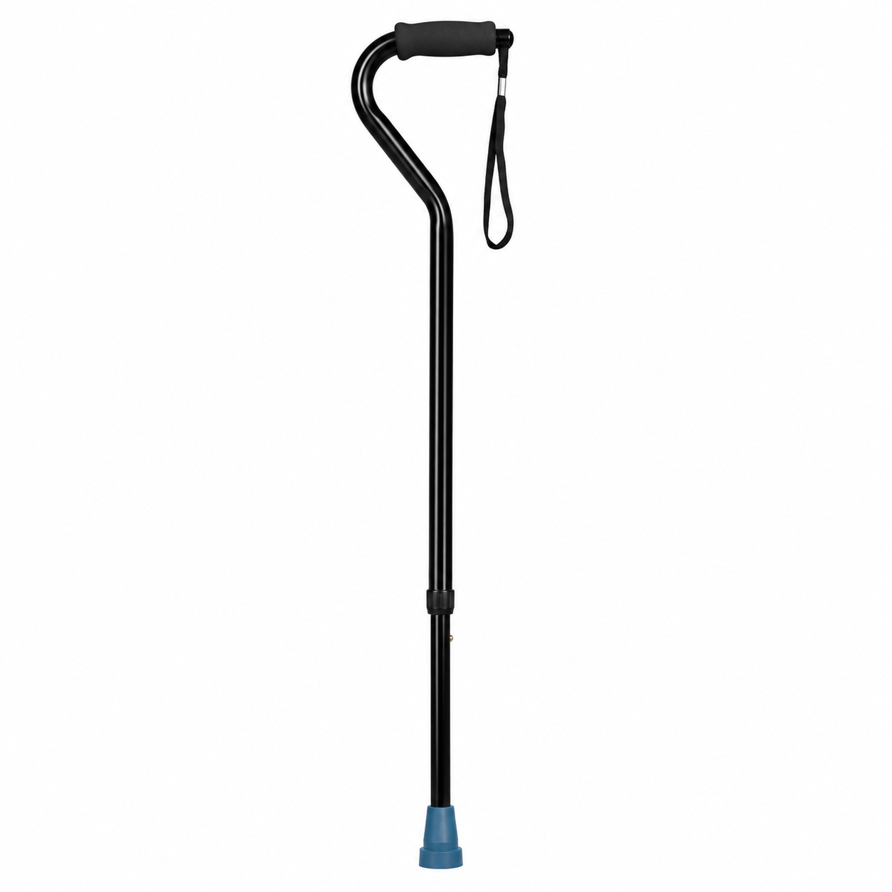 Baston Cuello De Ganso Negro Altura Ajustable Eko-Mobility