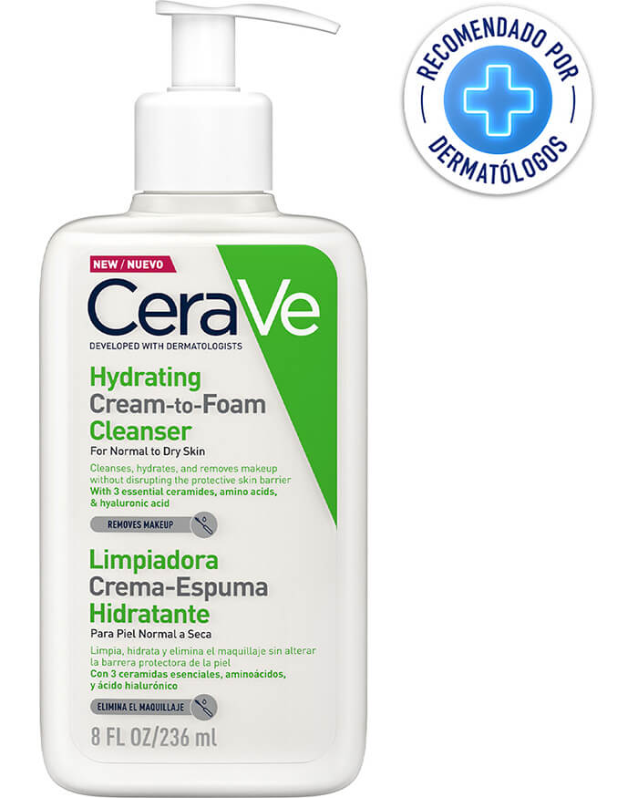 Gel Limpiador Crema Espuma Cerave 236 Ml