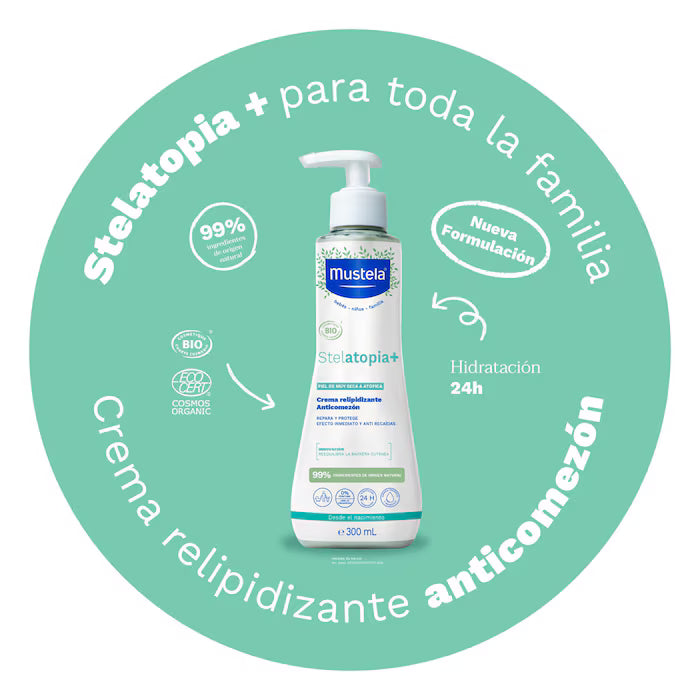 Crema Mustela Stelatopia + Relipidizante 300 Ml
