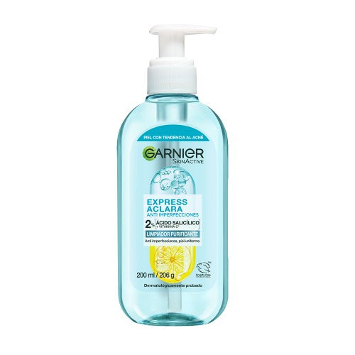 Limpiador Purificante Garnier Expres 2% 200Ml