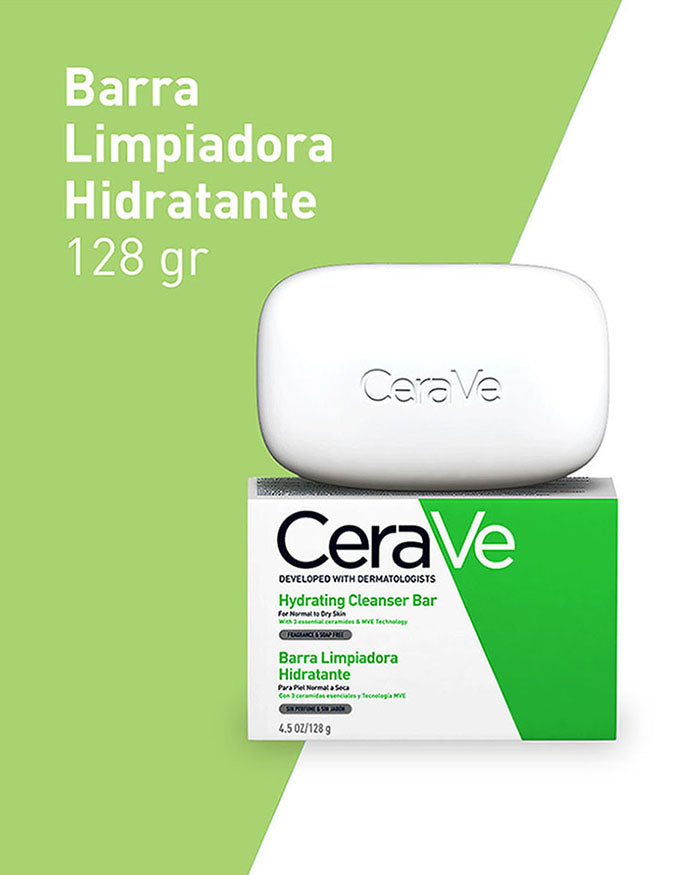 Barra Limpiadora Cerave Hidratante 128 G