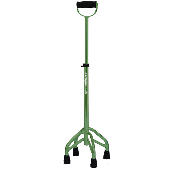 Eb040503S Baston 4 Apoyos Anodizado Palta Altura Ajustable