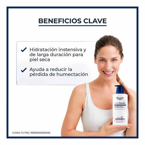 Locion Corporal Urea Reparador 10% Eucerin 400 Ml