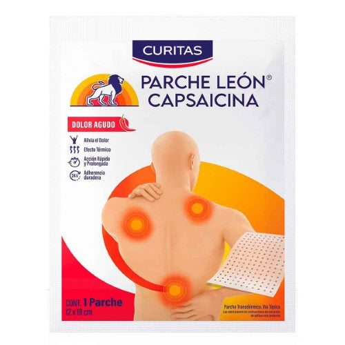 Curitas Parche Leon Capsaicina