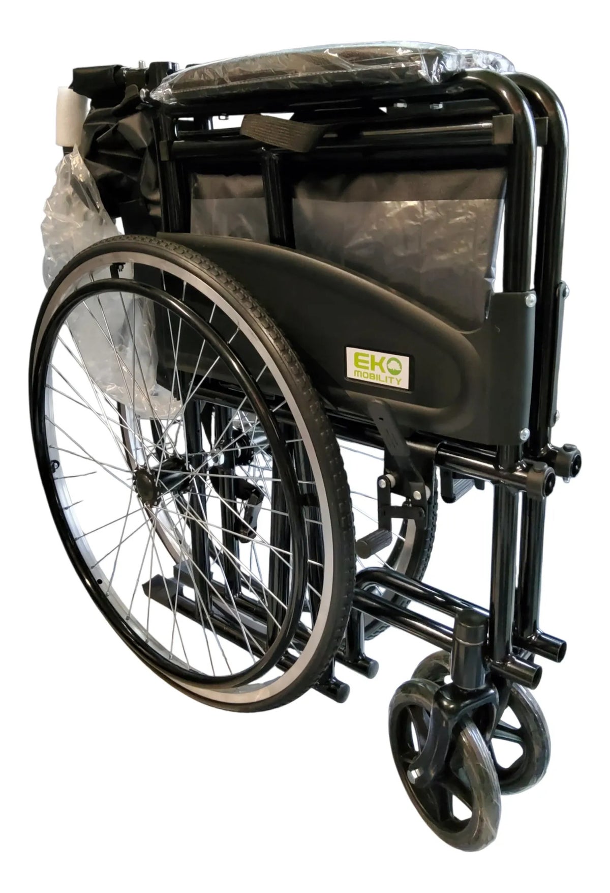 Silla De Ruedas 18 Negra Fija/ Desmontable Aluminio Solida 8X1