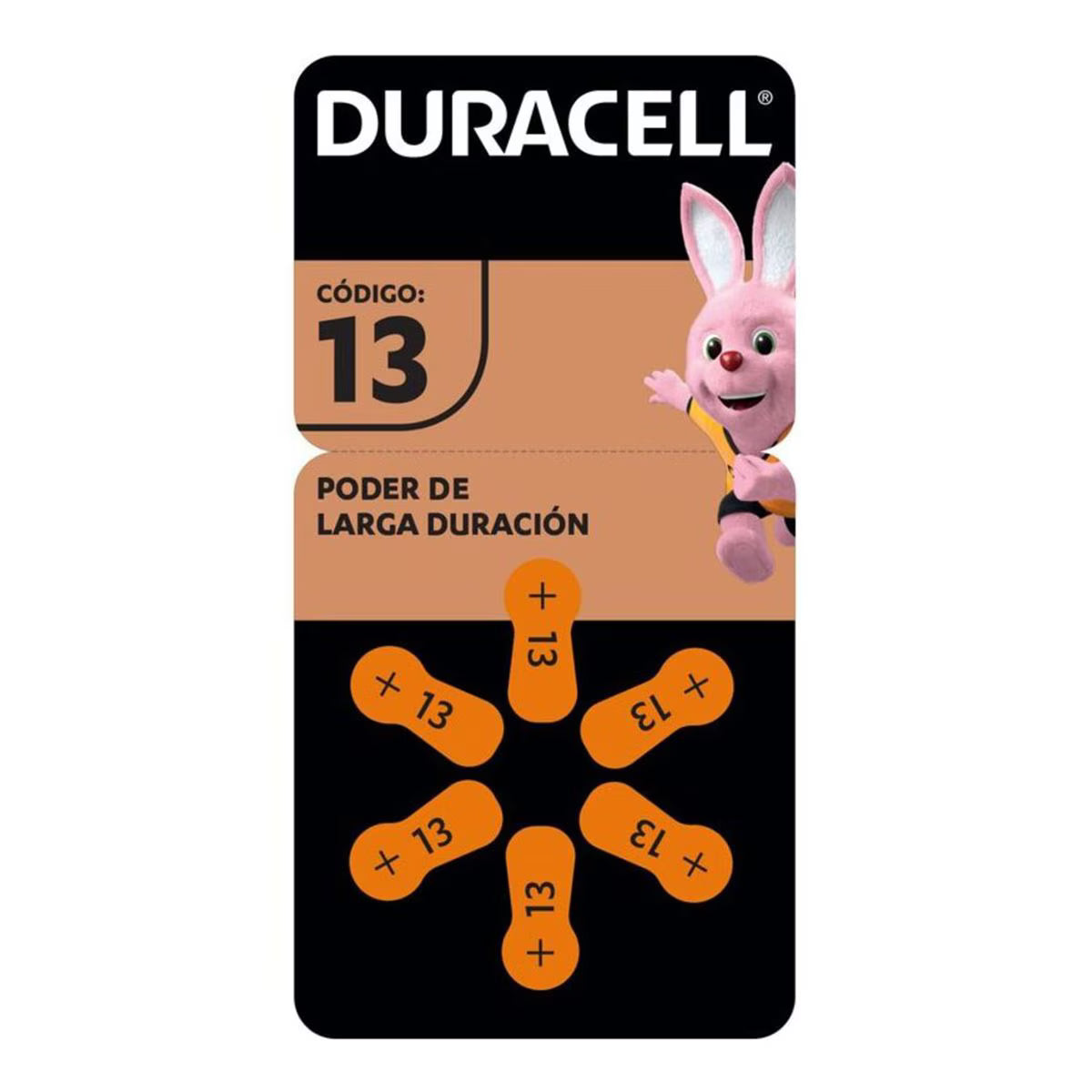 Pila Duracell 13 Con 6