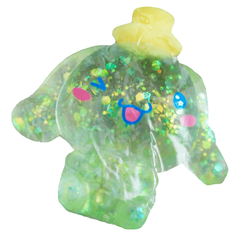 Perrito Squishy Con Glitter