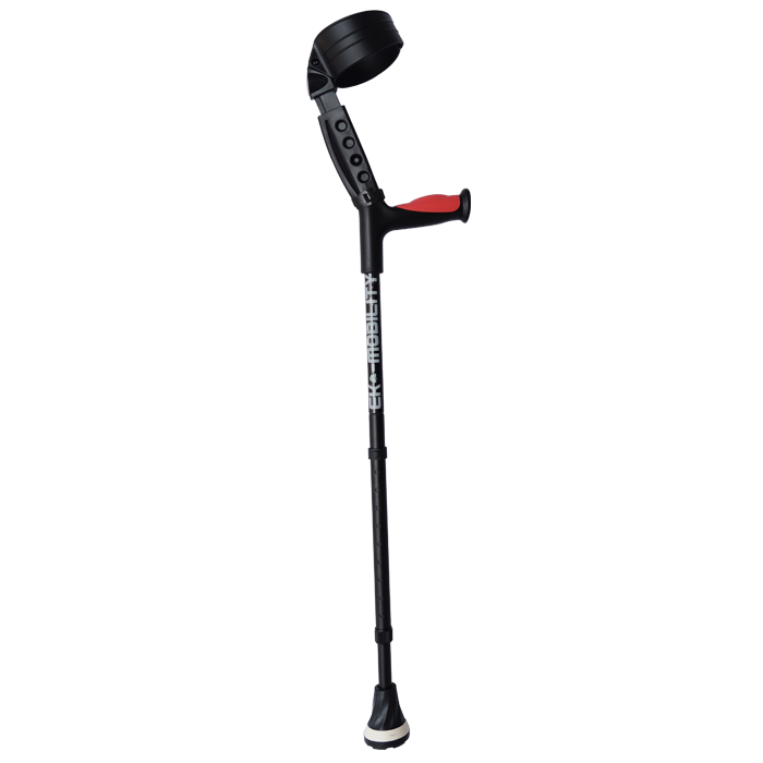 Eb900101J Baston Canadiense Negro Plegable Altura Ajustable Ekomobility