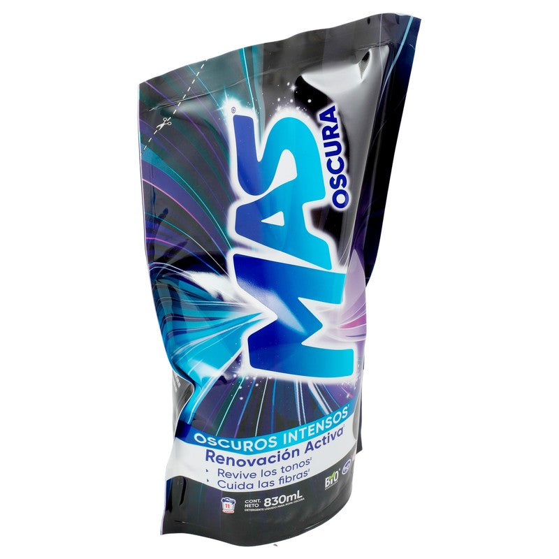 Detergente Liquido Mas Oscura Intenso 830 Ml 7501199413297, 2