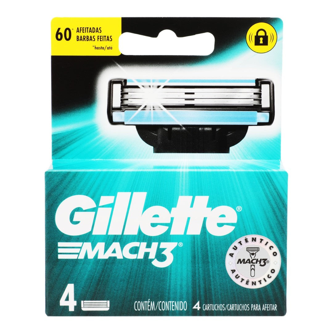 Hoja Gillette Mach3 C/4