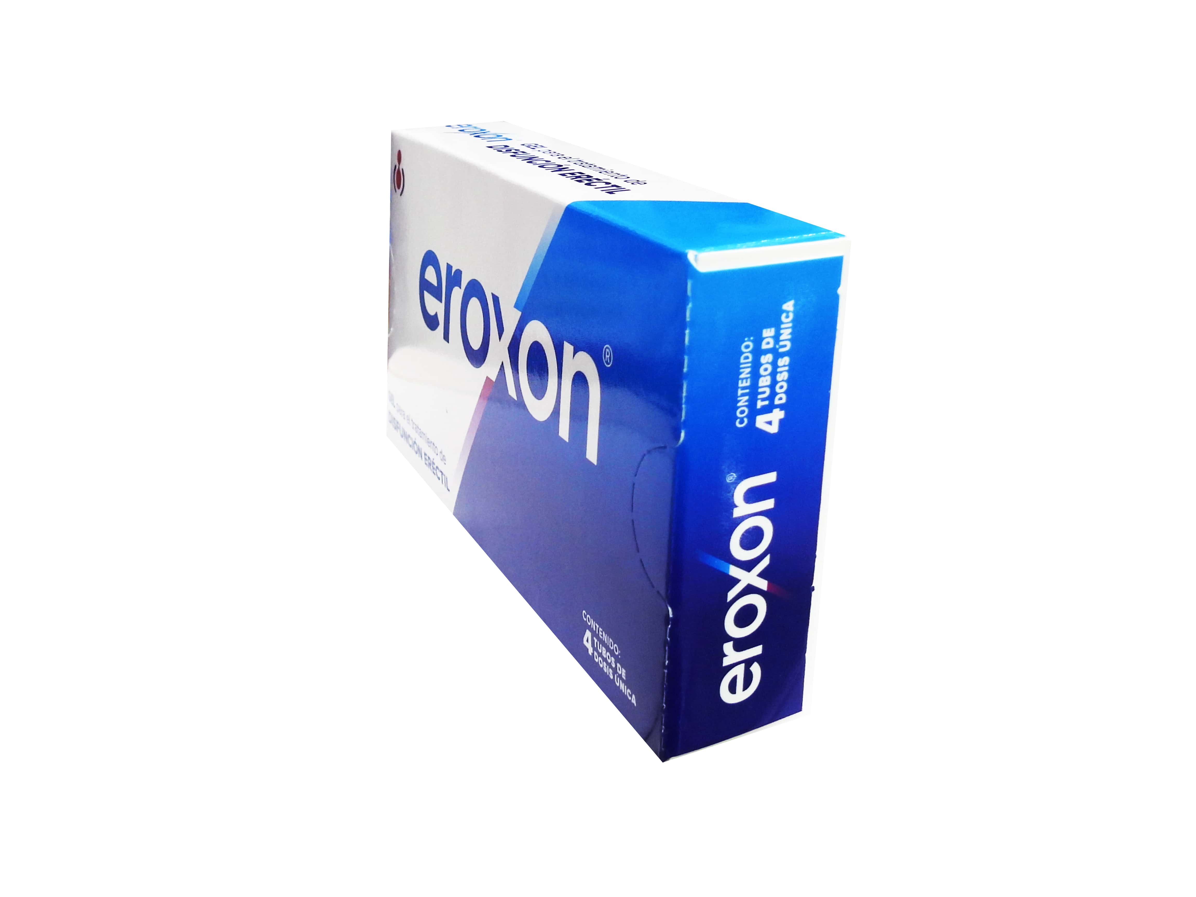 Eroxon 300 Mg Gel Disfuncion Erectil Con 4 Tubos