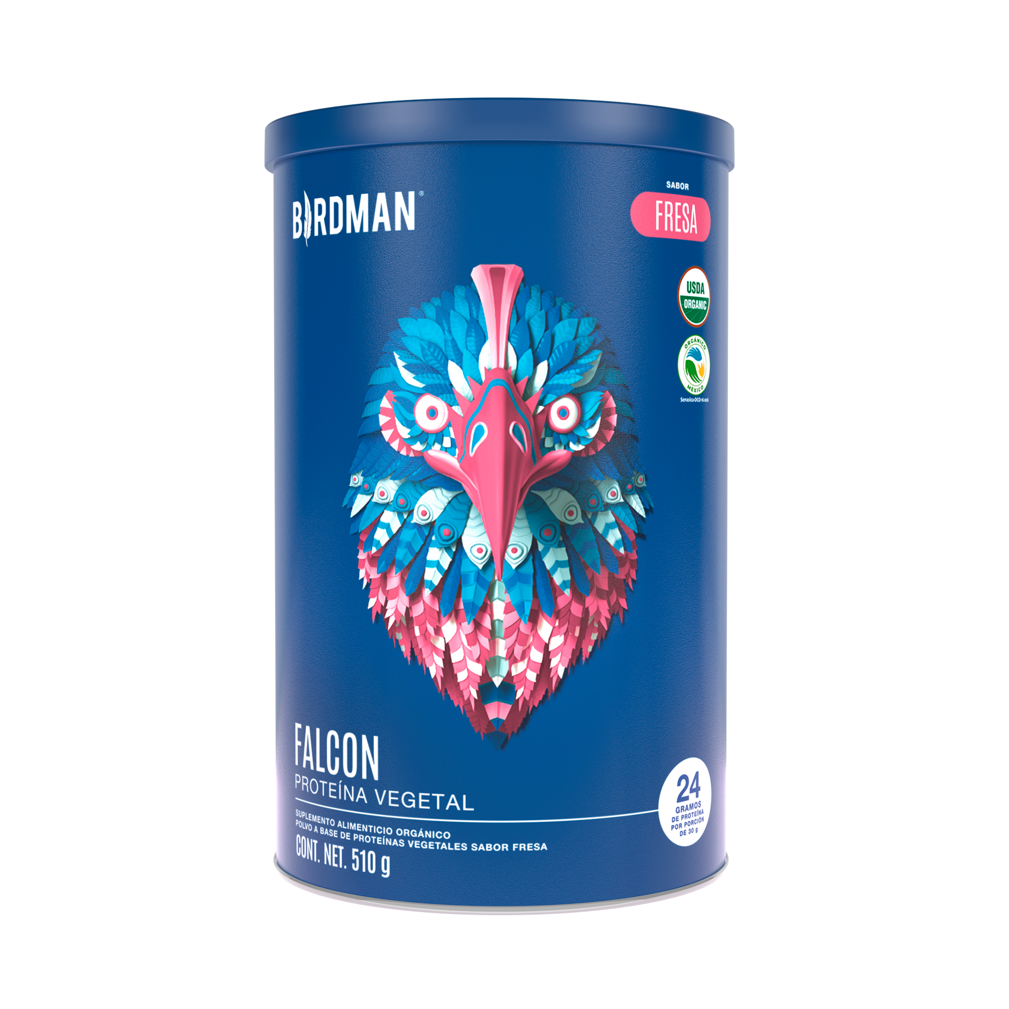 Falcon Proteina Fresa 510 G Birdman
