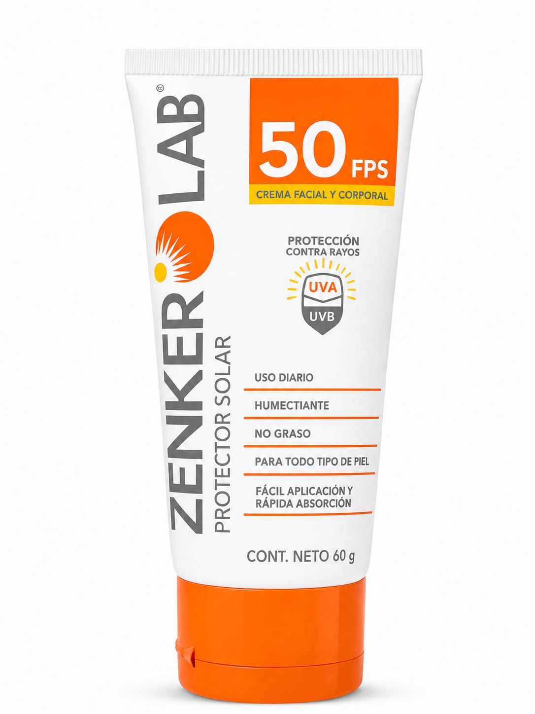 Protector Solar Zenkerlab 50 Fps 60 G