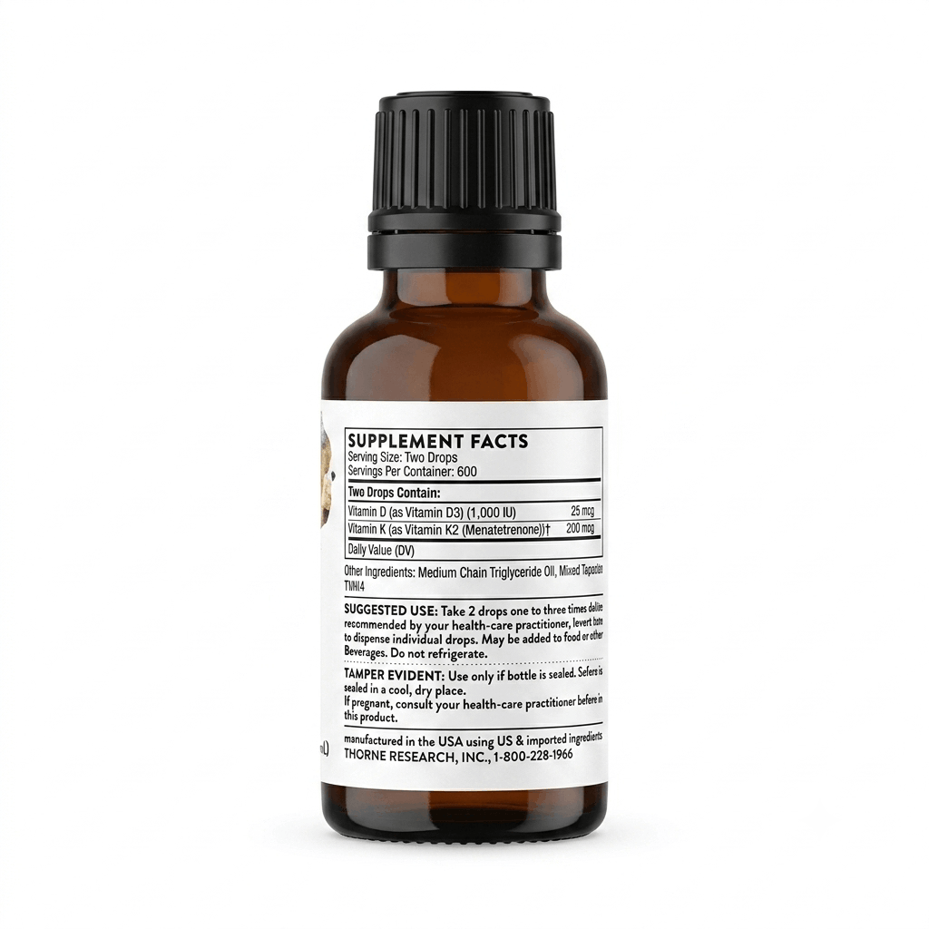 Thorne Vitaminas D Y K2 30 Ml