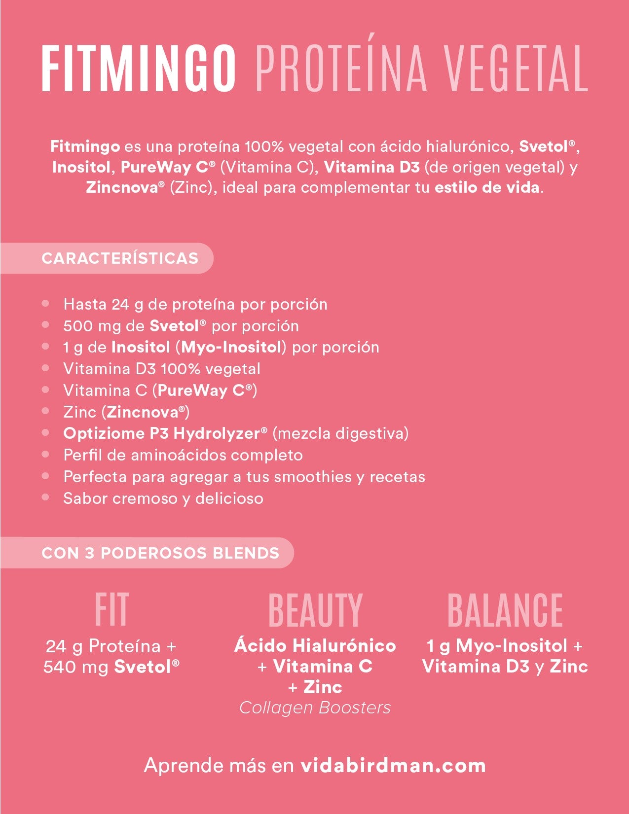 Fitmingo Proteina 510 G Birdman