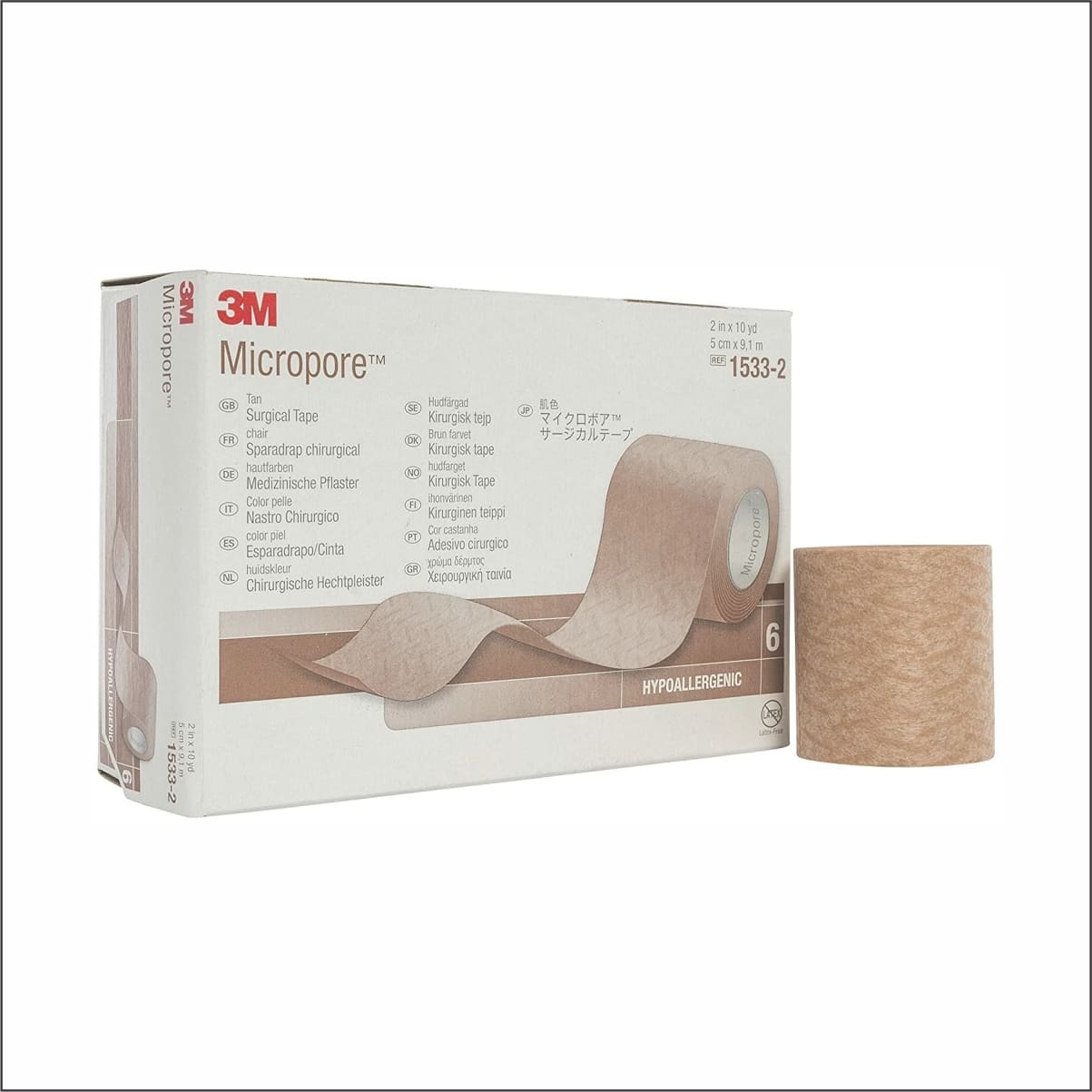 Micropore 5 Cm Color Piel Con 6 Piezas