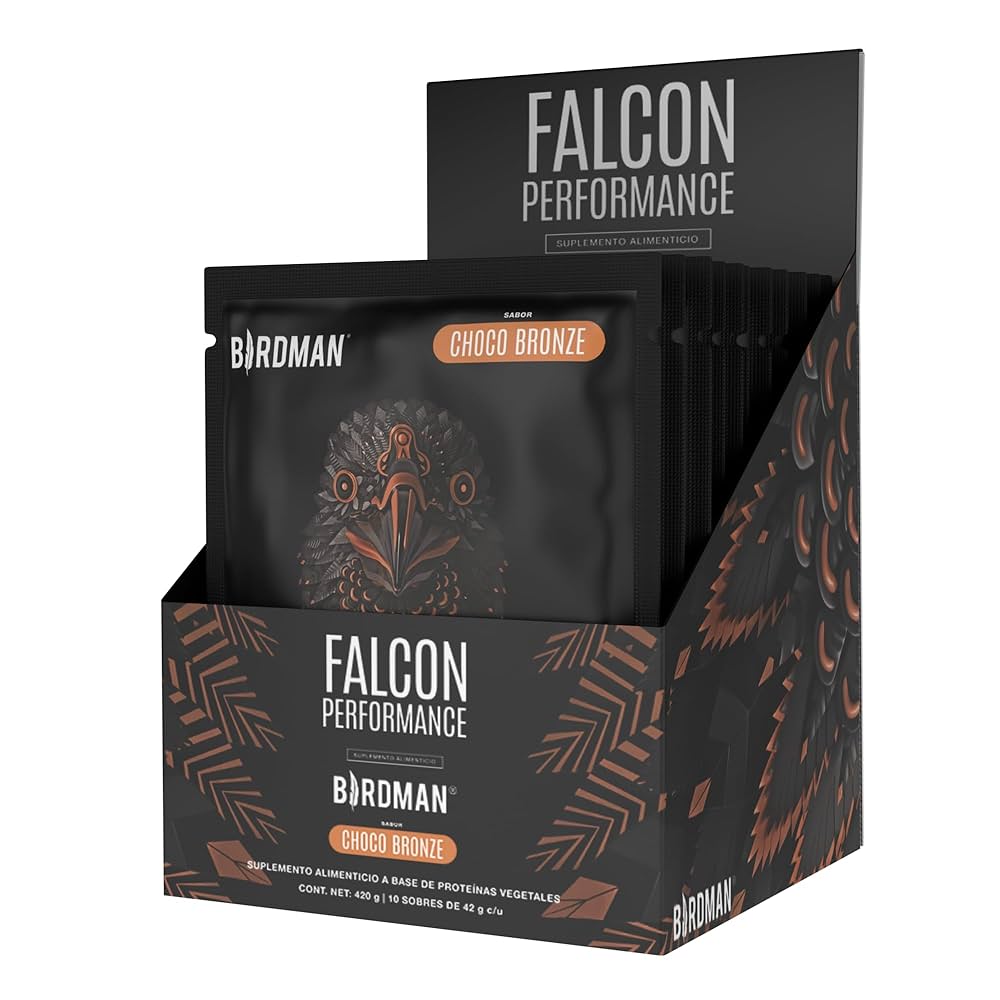 Falcon Performance Proteina Choco Bronze 420 G Con 10 Sobres Birdman