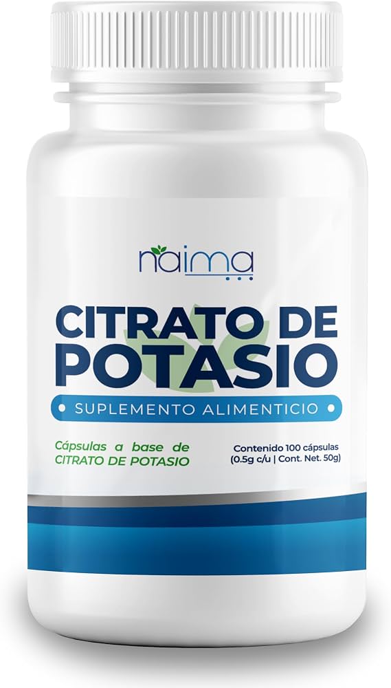 Citrato De Potasio Naima 100 Capsulas