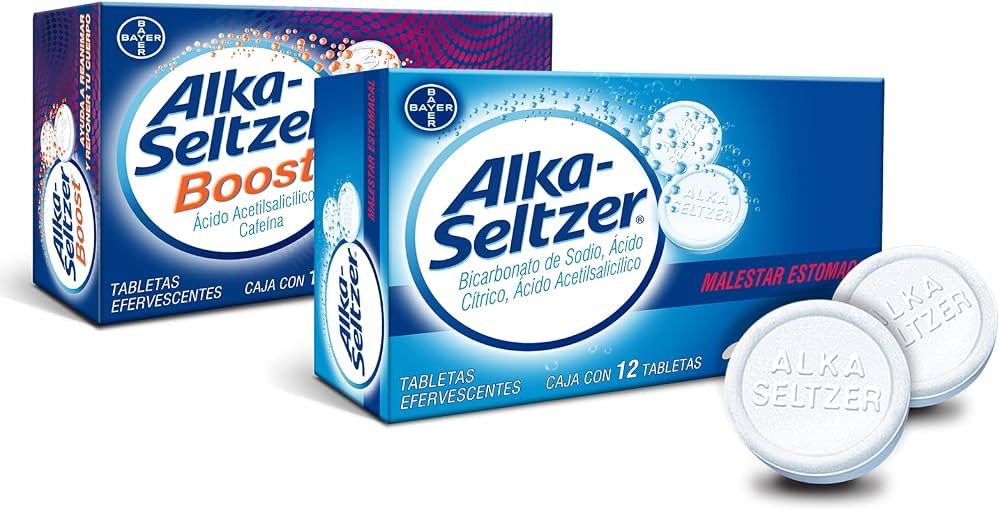 Alka-Seltzer 100 Tab Eferv + Boost C/10