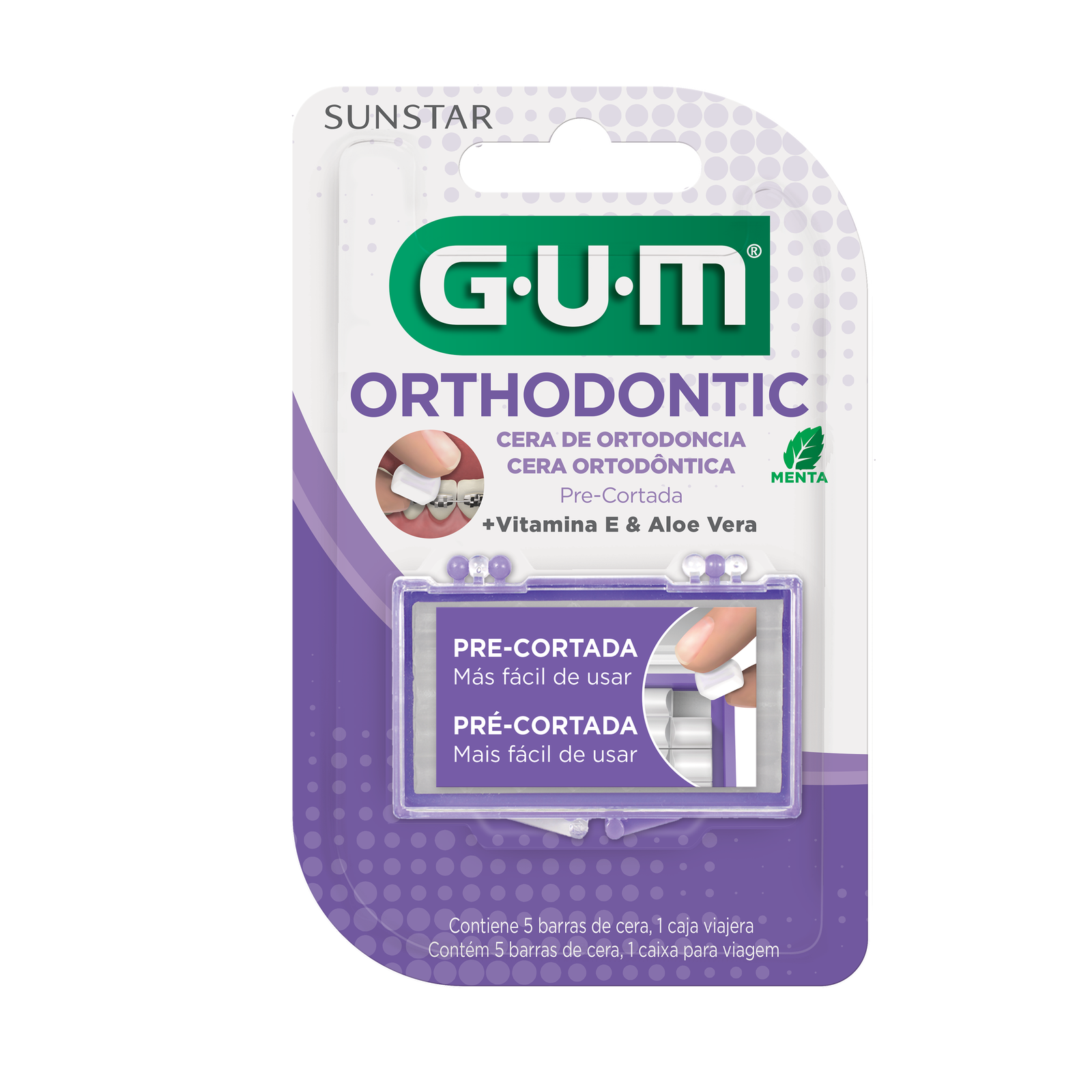 Cera Dental Gum Para Ortodoncia Con Menta