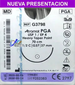 Acido Poliglicolico 0 37 Mm Con 12 Piezas Atramat