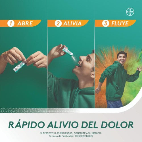 Aspirina Go 500 Mg Con 10 Sobres