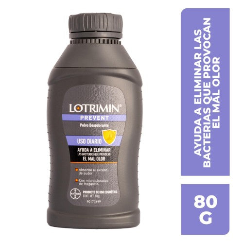 Lotrimin Prevent Polvo Desodorante 80 G