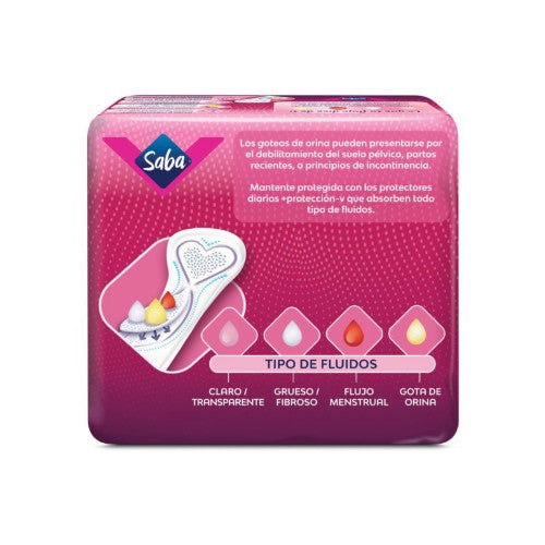 Panty Protectores Saba Diarios-+Proteccion V Con 40
