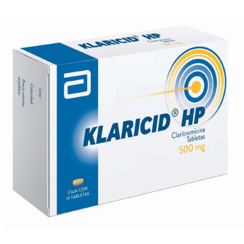 Klaricid-Hp 500 Mg Con 14 Tabletas