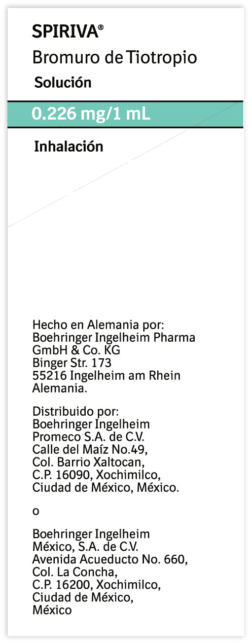 Spiriva Respimat Solucion 0.226 Mg 1 Ml