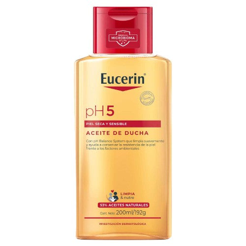 Aceite De Ducha Ph5 Eucerin Baño 200 Ml