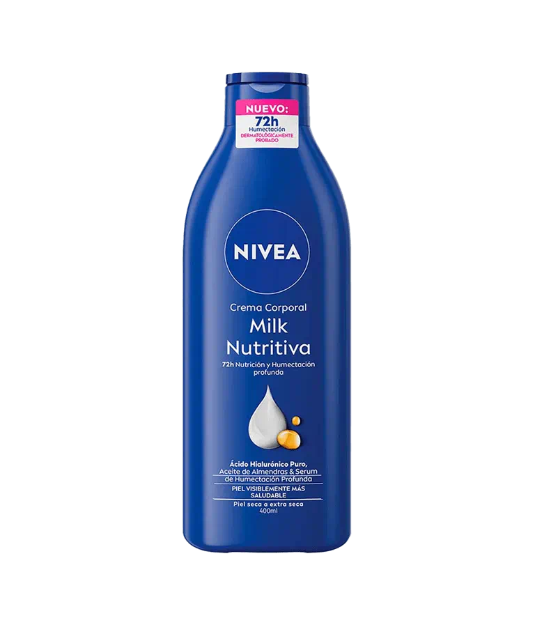 Crema Corporal Nivea Milk 400 Ml+ Crema 100 Ml