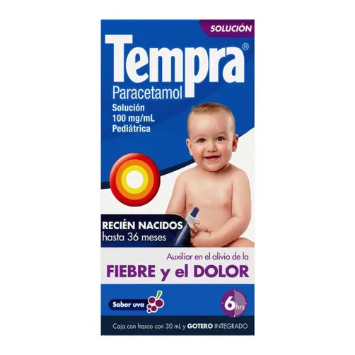 Tempra Pediatrico 100 Mg Gotas 30 Ml