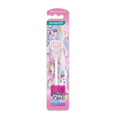 Cepillo Dental Doraldent Infantil Pony + Limpiador Lengua