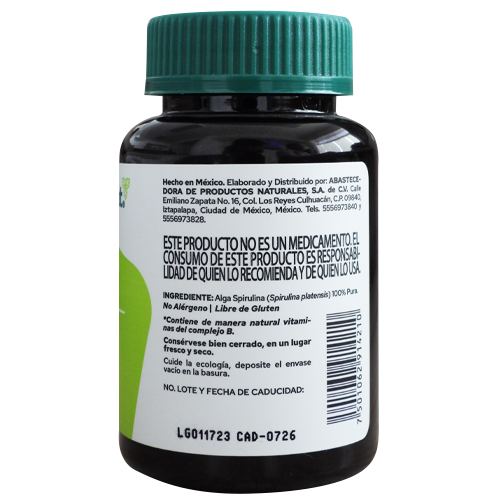 Alga Spirulina 90 Capsulas Vegana