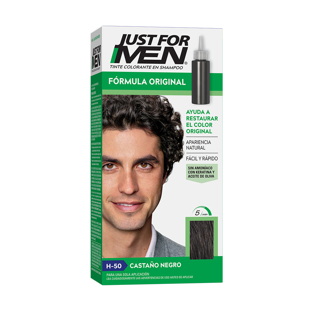 Tintes Just For Men Shampoo Cast-Neg60 Ml
