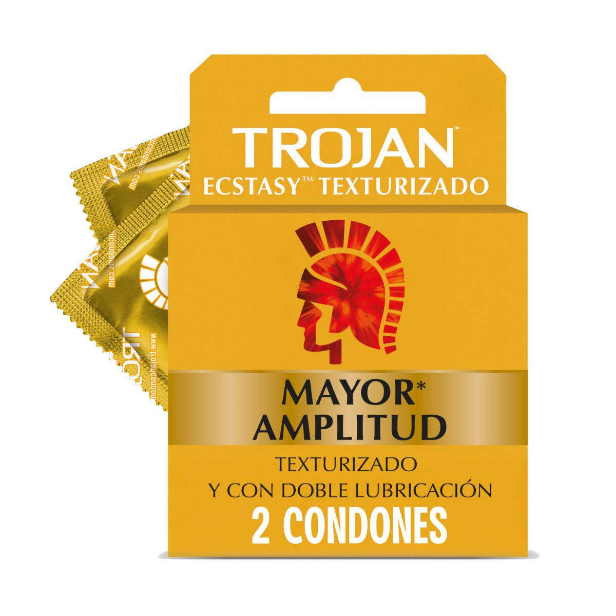 Preservativo Trojan Ecstasy Text C/2