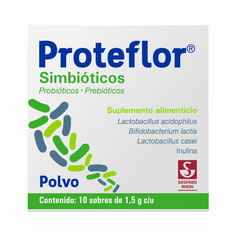 Proteflor - Caja Con 10 Sobres De 1.5 G (Simbióticos)