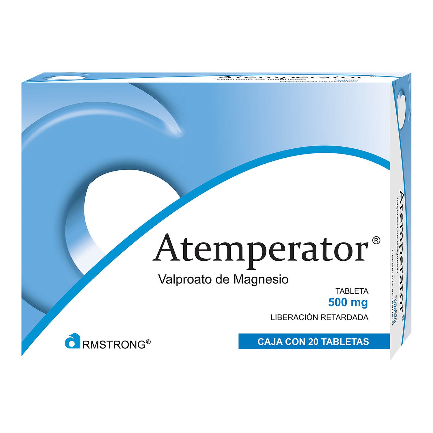 Atemperator 500 Mg Con 20 Tabletas