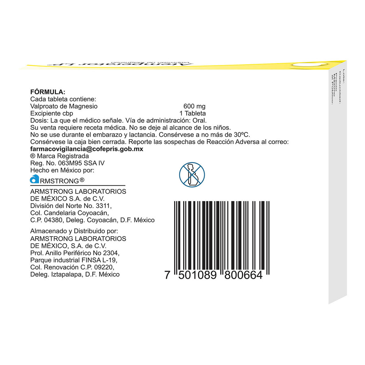 Atemperator-Lp 600 Mg Con 20 Tabletas