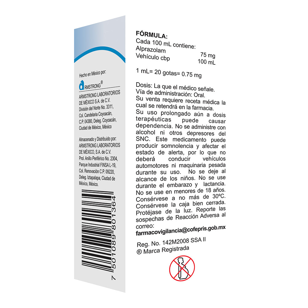 Neupax 0.75 Mg Frasco Gotero Con 20 Ml