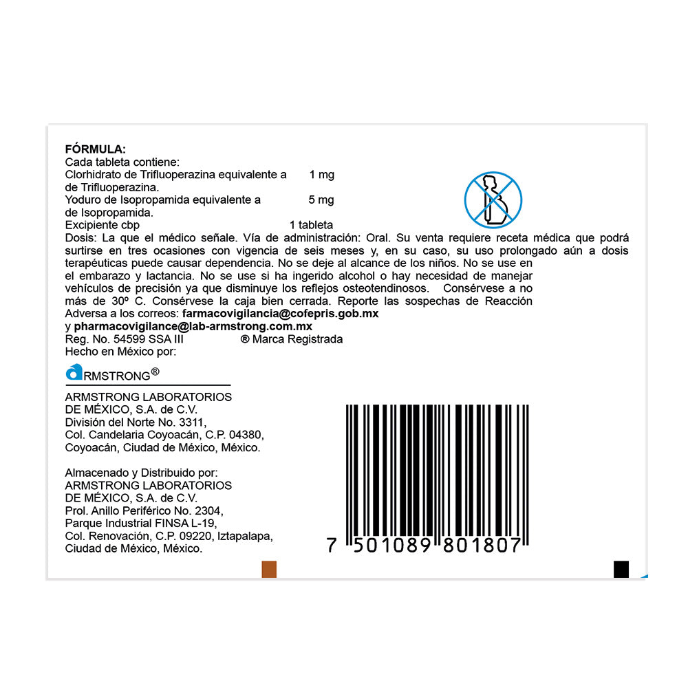 Stelabid 1 Mg/5 Mg Con 30 Tabletas